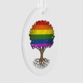  Gay Pride Rainbow-vlag Ornament (voorkant)