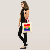 Gay Pride Rainbow Vote LBGTQ 2024 Verkiezingen Tote Bag (Voorkant (model))