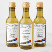 Gay Pride Rainbow Wedding Mini Wine Bottle Label Wijn Etiket (Flessen)