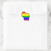 Gay Pride Rainbow Wisconsin Stickers (Tas)
