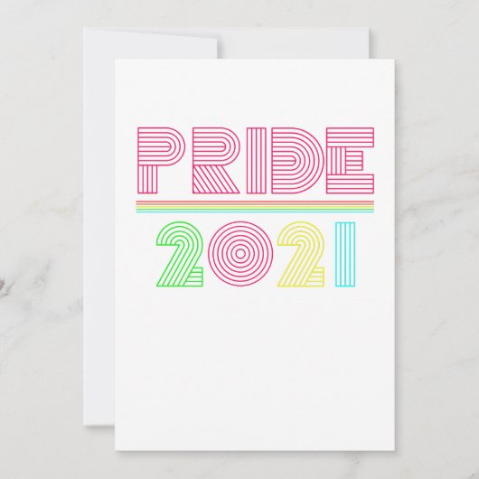 gay pride regenboog 2021 kaart (Voorkant)