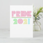 gay pride regenboog 2021 kaart (Staand voorkant)