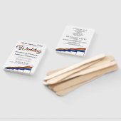 Gay Pride Regenboog Bruiloft Fans met Programma Handwaaier (Niet-gemonteerd)