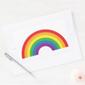 Gay Pride - Regenboog - Gay Pride Vlag Rechthoekige Sticker (Envelop)