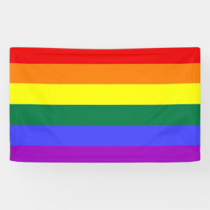 Gay Pride Regenboog Spandoek