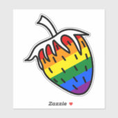 Gay Pride | Regenboogbraam Sticker (Vel)