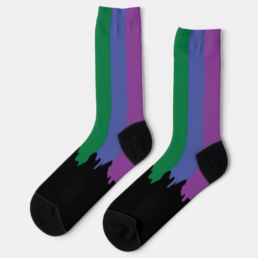 Gay pride regenboogkleurig LGBT Sokken (Links)