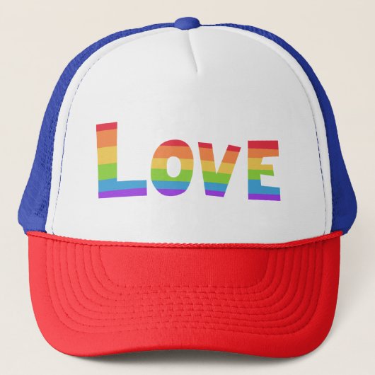 Gay Pride regenboogvlag LGBT-liefde is liefde voor Trucker Pet (Voorkant)