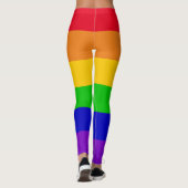 Gay pride regenboogvlag parafrase leggings (Achterkant)