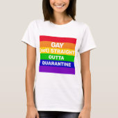 Gay pride regenboogvlag parafrase t-shirt (Voorkant)
