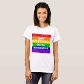 Gay pride regenboogvlag parafrase t-shirt (Voorkant volledig)