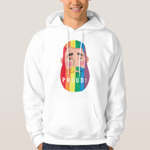 Gay Pride regenboogvlaggen vlaggen van mannen bear Hoodie