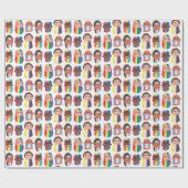 Gay Pride regenboogvlaggen vlaggen van mannen Cadeaupapier (Vlak)