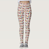 Gay Pride regenboogvlaggen vlaggen van mannen Leggings (Voorkant)