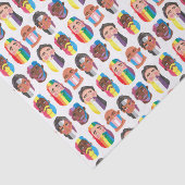 Gay Pride regenboogvlaggen vlaggen van mannen Tissuepapier (Detail)