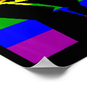 Gay Pride Resist Fist Rainbow Flag LGBTQ Shirt 1 Poster (Hoek)