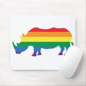 Gay-Pride-Rhino Muismat (Met muis)