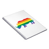 Gay-Pride-Rhino Notitieboek (Rechterzijde)