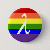 Gay Pride Ronde Button 5,7 Cm (Voorkant)