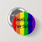 Gay Pride Ronde Button 5,7 Cm (Voorkant /achterkant)
