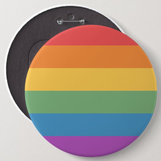 Gay Pride Ronde Button 6,0 Cm (Voorkant /achterkant)