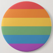 Gay Pride Ronde Button 6,0 Cm (Voorkant)