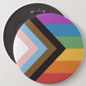 Gay Pride Ronde Button 6,0 Cm (Voorkant /achterkant)