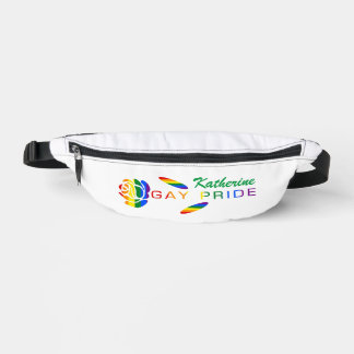 Gay Pride Roos Rainbow Flag gepersonaliseerd Heuptasje