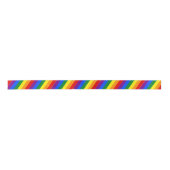 Gay Pride Satin Ribbon Satijnen Lint (Voorkant)
