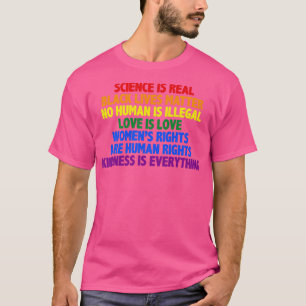 Gay Pride Science is echt zwart, want liefde voor  T-shirt