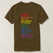 Gay Pride Science is een echte pride maand liefde T-shirt (Design voorkant)