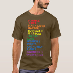 Gay Pride Science is een echte pride maand liefde T-shirt