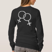 Gay Pride Shirten Shirten van lesbiennes T-shirt (Achterkant)