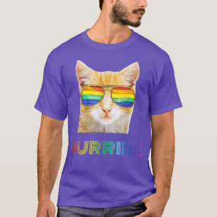 Gay Pride Shirten voor vrouwelijke Mannen LGBT Cat T-shirt