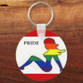 Gay Pride Sleutelhanger (Voorkant)
