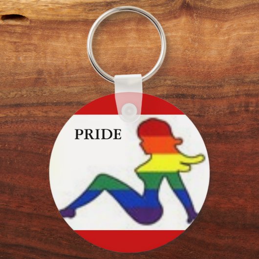 Gay Pride Sleutelhanger (Voorkant)