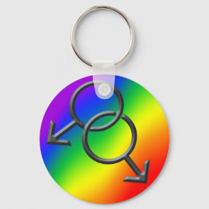 Gay Pride Sleutelhanger Rainbow Love Sleutelhanger