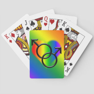 Gay Pride-speelkaarten voor regenboogliefdenspelen Pokerkaarten