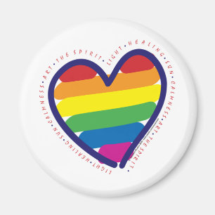 Gay Pride Spirit Heart Magneet