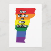 Gay Pride State | Vermont Briefkaart (Voorkant)