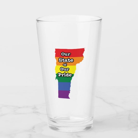 Gay Pride State | Vermont Glas (Voorkant)