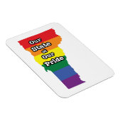 Gay Pride State | Vermont Magneet (Rechterzijde)