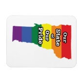 Gay Pride State | Vermont Magneet (Horizontaal)