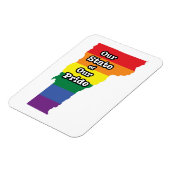 Gay Pride State | Vermont Magneet (Linkerzijde)