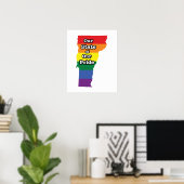 Gay Pride State | Vermont Poster (Thuiskantoor)