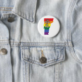 Gay Pride State | Vermont Ronde Button 5,7 Cm (In situ)