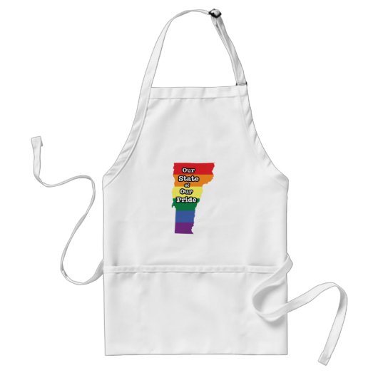 Gay Pride State | Vermont Standaard Schort (Voorkant)