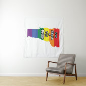 Gay Pride State | Vermont Wandkleed (In Situ (horizontaal))