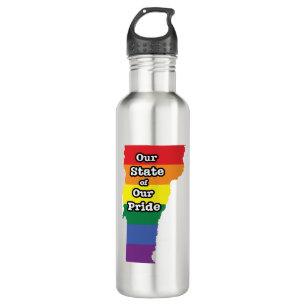 Gay Pride State   Vermont Waterfles