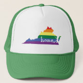 Gay Pride State | Virginia Trucker Pet (Voorkant)